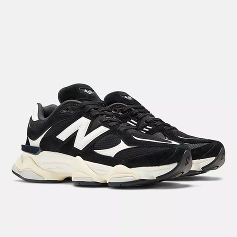 9060, U9060AAA New Balance 9060 Black, New Balance 9060, Tech Aesthetic, Kids Belt, Womens Jordans, Adidas Nike, Men Shoes Size, Style Retro, Shoe Box