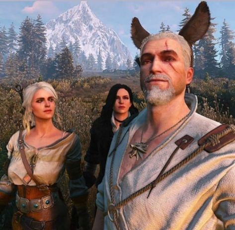 Geralt And Jaskier Matching Icons, Geralt Of Rivia Witcher 3, Witcher 3 Geralt, Witcher Game, The Witcher Game, Yandere Girl, Fantasy World Map, Witcher Art, Geralt Of Rivia