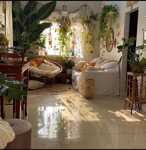 Lots Of Plants, Boho Room Decor, Redecorate Bedroom, Aesthetic Rooms, Dreamy Room, Dream Room Inspiration, Room Makeover Inspiration, Future Apartment, Dream House Interior