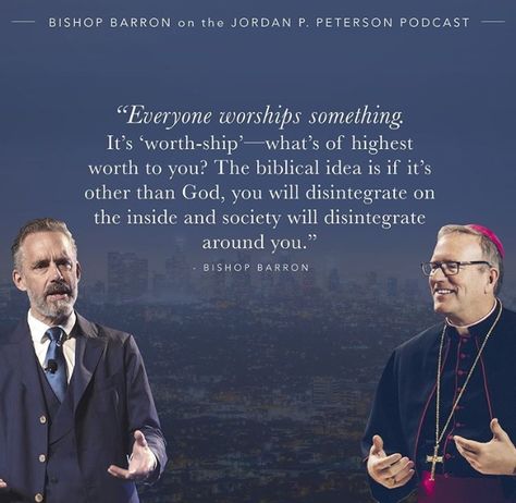 Bishop Barron Quotes, Bishop Barron, Society Art, Abrahamic Religions, Belief In God, Religious Pictures, Jordan Peterson, Modern Society, Greatest Mysteries