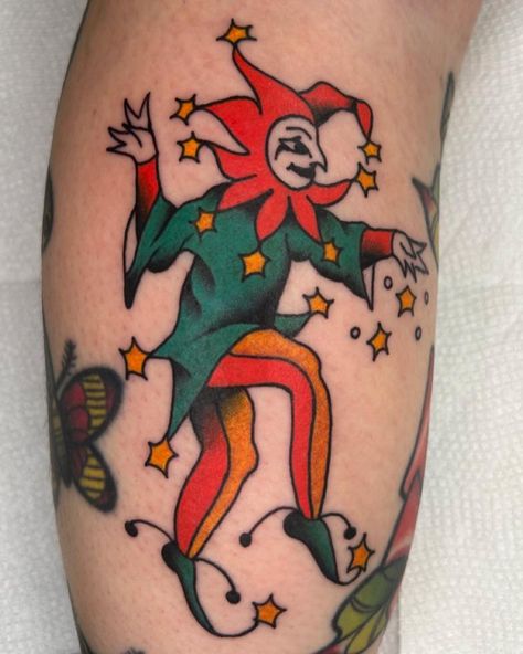 Jester Tattoo, Chaos Tattoo, Circus Tattoo, Robert Ryan, Clown Tattoo, Epic Tattoo, Metal Tattoo, Spooky Tattoos, Cute Little Tattoos