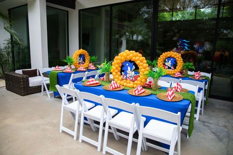 Hedgehog Birthday Party Ideas, Super Sonic The Hedgehog, Sonic The Hedgehog Birthday Party, Sonic Birthday Cake, Sonic The Hedgehog Cake, Sonic Cake, Hedgehog Cake, Sonic Birthday Parties, Sonic Party