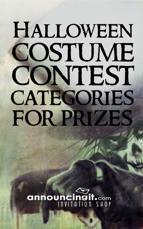 Costume Prizes For Adults, Costume Contest Categories, Witch Party Costume, Adult Halloween Party Favors, Halloween Party Prizes, Halloween Costume Contest Winners, List Of Halloween Costumes, Halloween Costume Awards, Different Halloween Costumes