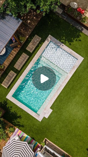 Texas Tiny Pools on Instagram: "Check out this stunner! 🌟 

This 10’ x 20’ pool, with a depth of 3’8” to 5’5”, was crafted to vibe perfectly with the backyard’s eclectic decor and laid-back feel.

Packed with practical features, this pool has an electric heater/chiller, automation system, autofill, and UV water sanitation to keep things comfy and clean all year long. 

Plus, safety first—a Katchakid safety net cover keeps everyone protected.

And let’s talk style! Our clients absolutely nailed it with @fireclaytile waterline tiles and @annsacks mosaic tiles on the Sun Shelf. Talk about WOW! 🤩

We love this project—it’s a perfect blend of style and smart amenities, bringing a dreamy Tiny Pool® to life in Windsor Park!

⬜⬛⬜⬛

Pool info:
Size: 10’ x 20’
Depth: 3’8” to 5’5”
Layout: 5’ Sun Sh Tiny Pool, Sun Shelf, Water Sanitation, Water And Sanitation, Safety Net, Small Pools, Outdoor Room, Electric Heater, Safety First