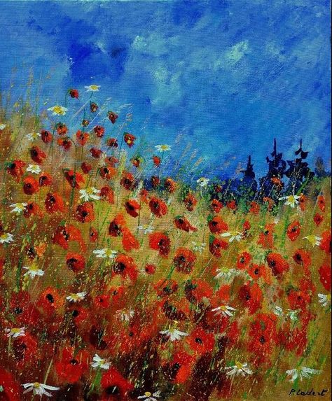 Buy Red poppies and daisies, Oil painting by Pol Henry Ledent on Artfinder. Discover thousands of other original paintings, prints, sculptures and photography from independent artists. Poppies And Daisies, Saatchi Online, Buy Original Art, Art Website, Red Poppies, Original Fine Art, Free Art, Artist Art, Oil Painting On Canvas