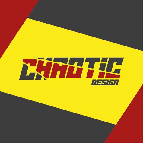 Chaotic designs logo Chaotic Typography, 2d Design, Text Logo, Dvd, Company Logo, Typography, Logo Design, Tech Company Logos, Graphic Design