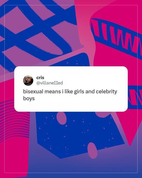 Happy Bisexual Awareness Week AND Bisexual Visibility Month! Have some bi memes as a treat 💝💜💙 Emmie Core, Demisexual Bisexual, Bisexual Meme, Bi Jokes, Jenna Core, Bisexual Pride Quotes, Bisexual Quote, Bi Memes, Pride Quotes