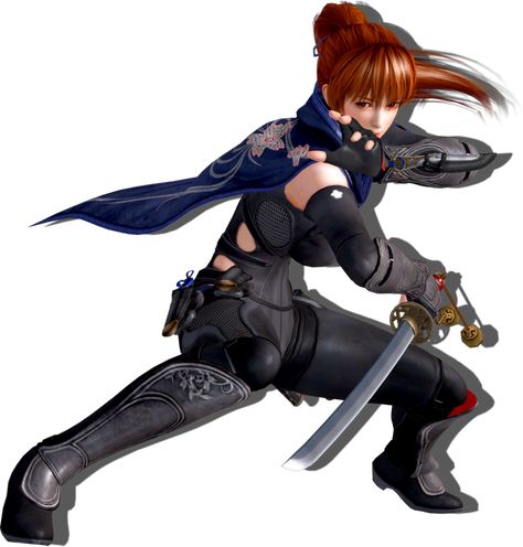 Kasumi Attack Render by EnlightendShadow on DeviantArt Real Ninja, Female Ninja, Ninja Gaiden, Human Figure Sketches, Body Reference Poses, Concept Art Character, Cool Poses, Action Poses, Female Character Design