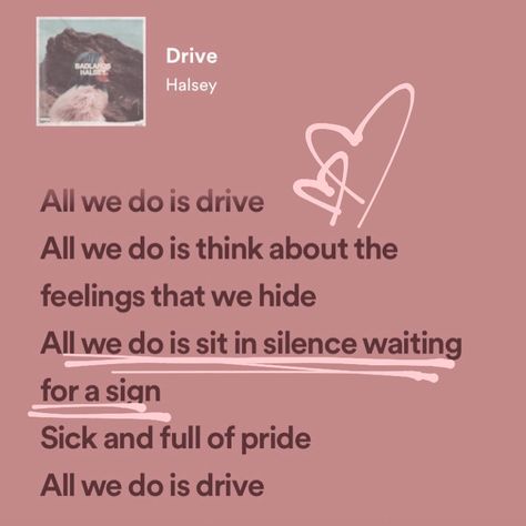 Badlands Aesthetic Halsey, Halsey Badlands Aesthetic, Halsey Lyrics Aesthetic, Halsey Song Lyrics, Drive Halsey, Wallpapers Lyrics, Halsey Aesthetic, Halsey Quotes, Halsey Lyrics