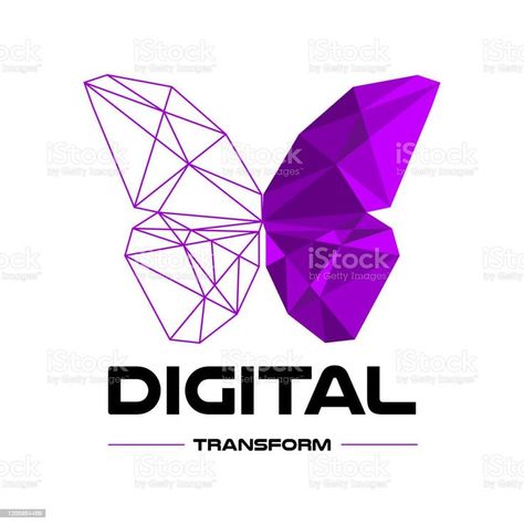 i like this story of transformation within the logo... Transformation Logo, Digital Transformation, Umbrella, ? Logo