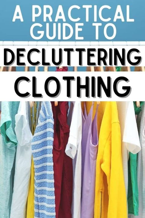 Declutter Clothes, Decluttering Clothes, Declutter Your Closet, Minimalist Living Tips, Declutter Closet, Too Many Clothes, Closet Clutter, Small Closet Space, Decluttering Ideas