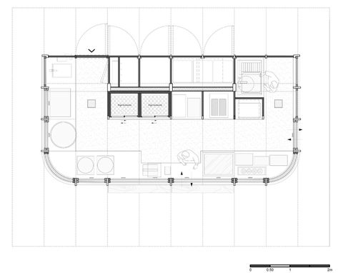 Gallery of Kiosk Eiffel / Franklin Azzi Architecture - 12 Kiosk Layout Plan, Street Food Design Kiosk Plan, Food Kiosk Floor Plan, Kiosk Plan Architecture, Kiosk Floor Plan, Kiosk Design Plan, Kioscos Ideas, Kiosk Plan, Kiosk Design Ideas Architecture