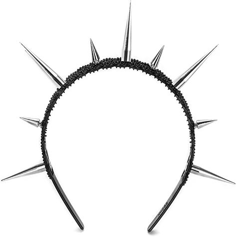 Spiked Headband, Goth Crown, Gothic Tiara, Cosplay Crown, Punk Costume, Goth Women, Aesthetic Images, Party Accessories, Festival Outfits