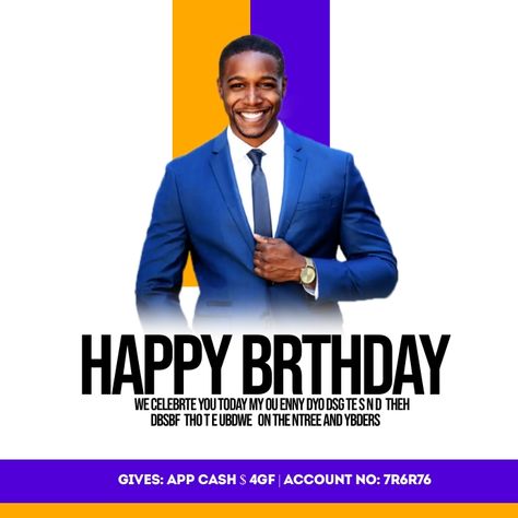 Birthday Corporate Design, Happy Birthday Postermywall, Birthday Flyer Design Templates Free, Birthday Flyer Postermywall, Corporate Birthday Post, Happy Birthday Posts, Birthday Flyers Designs, Birthday Flyer Design Templates, Birthday Post Design