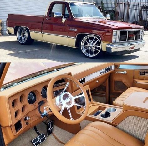 Custom C10 Interior, Squarebody Chevy Interior, Obs Interiors, 1973 Chevy Truck, C10 Interior, 85 Chevy Truck, S10 Truck, American Pickup Trucks, Nice Trucks