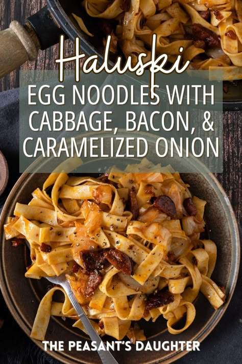 Amish Egg Noodle Recipes, Cabbage And Bacon Recipes, Cabbage Noodles Recipes, Cabbage And Noodles Recipe, Egg Noodle Dishes, Bacon Cabbage, Cabbage Noodles, Easy Cabbage Recipes, Bacon Pasta Recipes