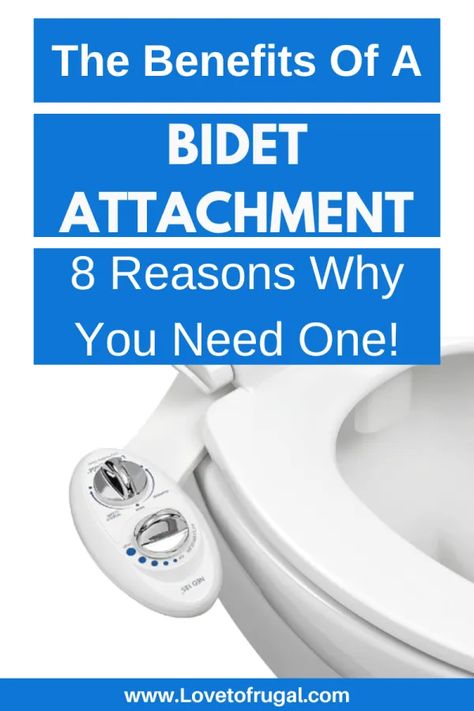 Why wipe when you can wash? There are so many benefits and advantages of using a bidet attachment which is why you should consider one for your home. A bidet attachment is not only convenient, but it will improve your hygiene AND save you money on costly toilet paper &  plumbing problems. #bidet #bidetattachment Bidet Attachment, Plumbing Problems, Solid Waste, Bidet Toilet, Cost Saving, Budgeting Money, Personal Hygiene, Save Your Money, Contemporary Bathroom