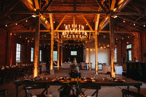 This Frankfort, Kentucky Wedding Looks Like a European Fairy Tale Thanks to the Gorgeous Castle & Key Distillery | Junebug Weddings Castle And Key Wedding, Candlelit Wedding Reception, Manayunk Brewery Wedding, Castle And Key Distillery Wedding, Kentucky Distillery Tour, Castle And Key Distillery, Distillery Wedding, Kentucky Wedding Venues, Candlelit Wedding