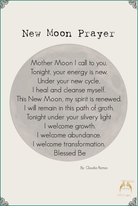 Things To Do On A New Moon, New Moon Prayer, Moon Prayer, New Moon Ritual, Moon Magick, Moon Spells, Moon Rituals, Moon Ritual, New Moon Rituals