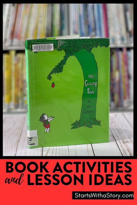 Hey elementary teachers! The picture book The Giving Tree by Shel Silverstein is a quality read aloud to share with your 1st, 2nd and 3rd grade students any time of year. We at the Clutter-Free Classroom knew we had to add it to our Starts With a Story collection, which is a library of book companions that are filled with fun lesson ideas, teaching tips and worksheets. Teachers have everything they need to deliver engaging lessons! Learn about this book and the related printable activities! The Giving Tree Activities, Giving Tree Activities, Genre Activities, Tree Activities, Interactive Read Aloud Lessons, Teaching Comprehension, Social Emotional Learning Lessons, Clutter Free Classroom, Read Aloud Activities