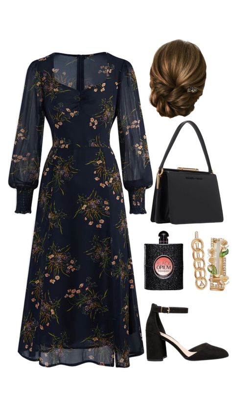 Modest Chic Dresses, Modest Dresses Casual Elegant, Classic Modest Outfits, Modest Pretty Outfits, Modest Elegant Outfits, Mass Outfit Church, Church Dress Outfit, Classy Church Outfits, Christian Modest Outfits