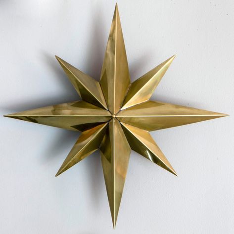 Rewire Custom Star Wall/Ceiling Light For Sale at 1stdibs Geometric Compass, Star Wall Art, 3d Star, Star Diy, Glam Decor, Wall Ceiling Lights, Wall Ceiling, Star Wall, Bathroom Colors