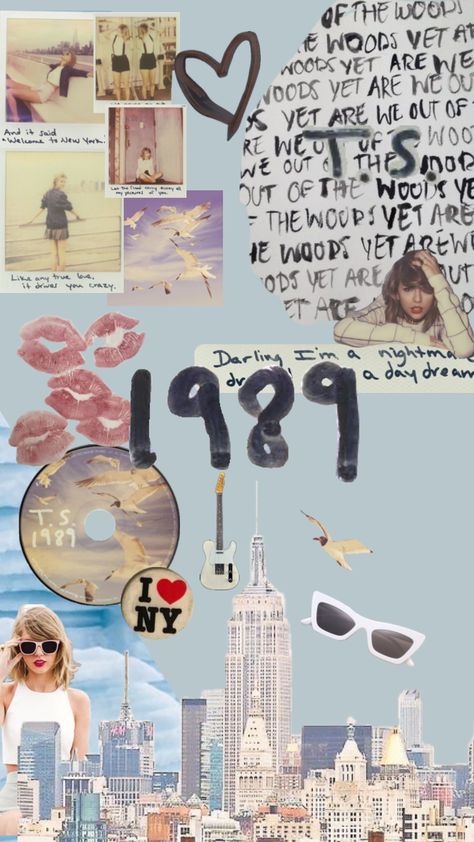 1989 Taylor Swift Journal, 1989 Scrapbook, Taylor Swift 1989 Era, Taylor Swift Scrapbook, Taylor Swifr, Taylor Swift Birthday Party Ideas, Music Journal, Taylor Swift Party, Taylor Swift Birthday