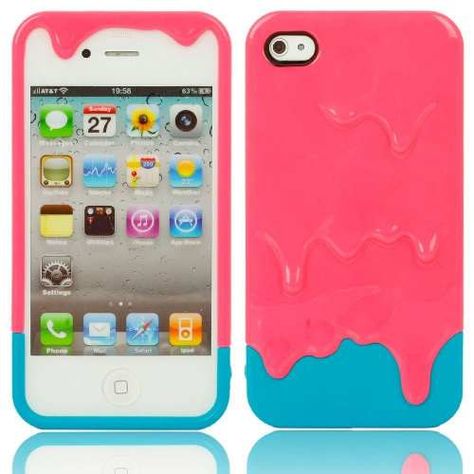 iPhone 4S case Satellite Phone, Phone Bling, Melting Ice Cream, Iphone 4 Cases, Cheap Iphones, Iphone 4s Case, Cool Cases, Cool Iphone Cases, Smart Case