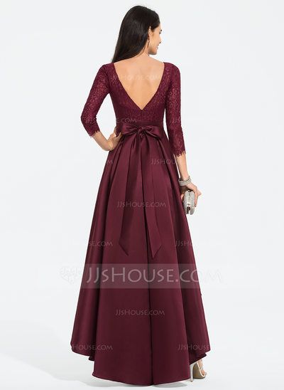 Prom Dress Outfits, Prom Dresses With Bow, Dresses With Bow, Western Gowns, Dinner Gown, Satin Prom Dresses, 2023 Prom, Christmas Dress Women, Frock Fashion