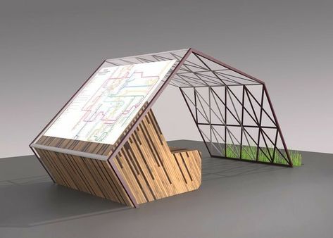 Bus Stop Design, Concept Models Architecture, Pavilion Architecture, Shelter Design, Pavilion Design, Conceptual Architecture, Architecture Concept Diagram, Kiosk Design, Architecture Design Sketch