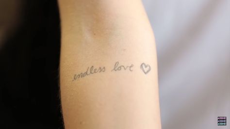 Endless love tatto Endless Love Tattoo, Endless Tattoo, Love Tattoo, Endless Love, Love Tattoos, Cute Tattoos, Tattoo Quotes, Tattoos