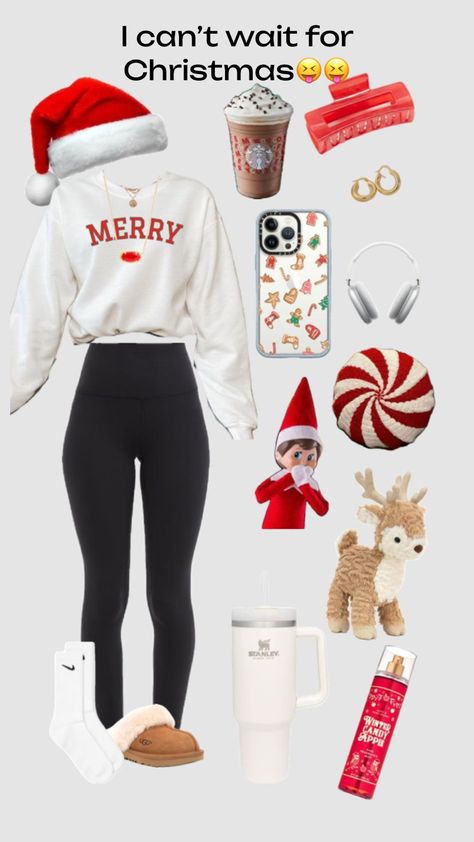 Christmas Ugg Outfits, Preppy Outfit Inspo School Winter, Christmas Outfit Preppy, Preppy Outfits Christmas, Christmas Outfits Preppy, Christmas Teen Outfits, Preppy Christmas Fits, Preppy Christmas Ideas, Preppy Christmas Outfit Ideas