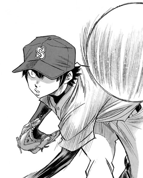 Sawamura Eijun Manga, Ace Of Diamond Manga, Diamond No Ace Manga, Baseball Manga, Sports Manga, Ace Manga, Eijun Sawamura, Basketball Manga, Manga Header