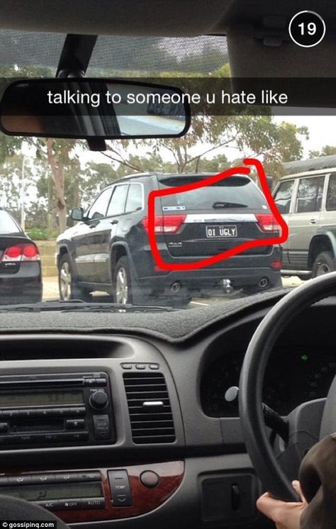 Funniest Snapchats, Funny License Plates, Funny Car Memes, Good Morning Funny Pictures, Car Memes, Good Morning Funny, Snapchat Funny, Very Funny Pictures, Funny Text Messages