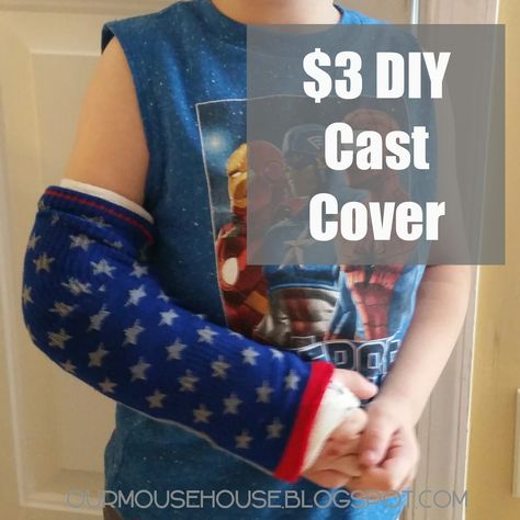 Remember that song about the monkeys jumping on the bed? Well, apparently they can do a bit more damage than just a bump on the head.  Cam f... Cast Covers Leg, Broken Arm Cast, Cast Covers Arm, Cast Decoration, Monkeys Jumping On The Bed, Kids Cast, Medical Things, Jumping On The Bed, Arm Cast