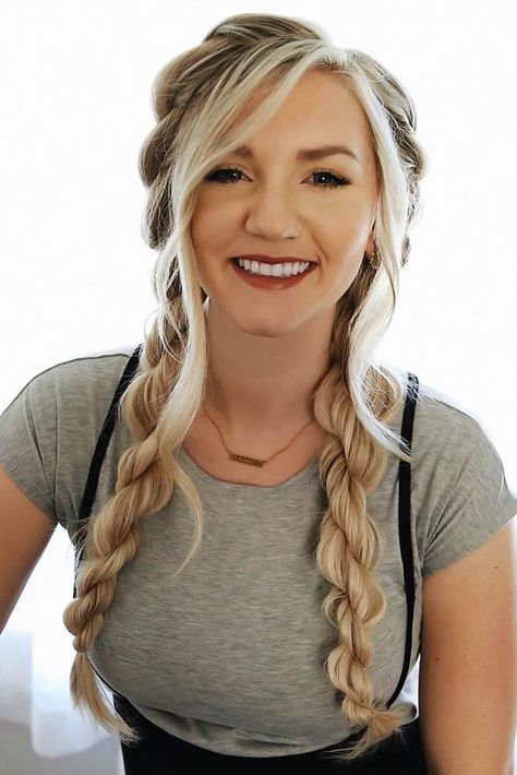 Braid Long Hairstyles, Easy Rope Braid, Rope Braid Tutorials, Messy Braided Hairstyles, Braid Hair Styles, Hairband Hairstyle, Rope Braided Hairstyle, French Braids Tutorial, Braid Rope