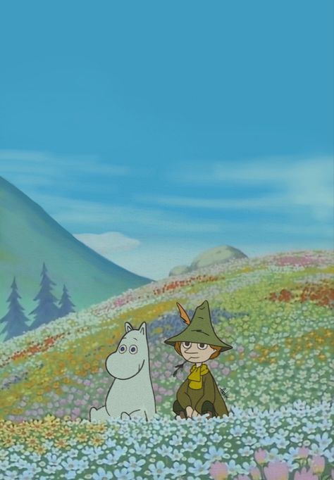 Snufkin And Moomin, Moomin Snufkin, Moomin Wallpaper, Moomin Cartoon, Moomin Valley, Tove Jansson, Old Cartoons, الرسومات اللطيفة, Cute Cartoon Wallpapers