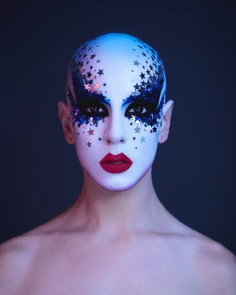 Bald Cap, Drag Make-up, Drag Queen Makeup, Portrait Editorial, Pride Makeup, Queen Makeup, Beauty Photoshoot, Kids Makeup, Stage Makeup