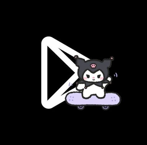 An image of kuromi infront of App Store app icon Kuromi Youtube Icon, Kuromi Wallpaper App Icon, Icons De Kuromi, Kuromi Widget Icons, Kuromi Aesthetic App Icon, Kuromi Themed App Icons, Kuromi Aesthetic Icon, Kuromi Icons Aesthetic, Kuromi Logo