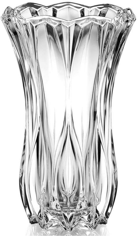 Mikasa Blossom Vase 12" Mikasa Crystal, Fresh Flower Bouquets, Clear Vases, Crystal Figurines, Crystal Vase, Crystal Flower, Delicate Flower, Porcelain Vase, Lead Crystal