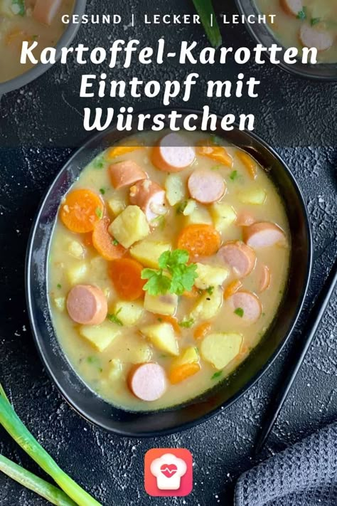 Potato Soup With Kielbasa Celery Carrots, Weekly Menu, Cheeseburger Chowder, One Pot, Food Inspiration, Clean Eating, Food And Drink, Gluten Free, Cooking Recipes