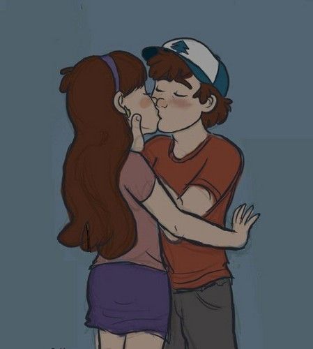 Mabel X Dipper, Dipper X Mabel, Dipper Y Mabel, Gravity Falls Dipper, Cartoon Ships, Gravity Falls Au, Gravity Falls Fan Art, Dipper And Mabel, Disney Kingdom