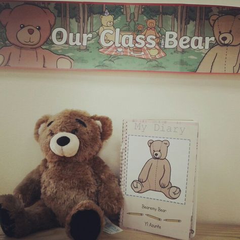 Our class bear has a place in the classroom along with his banner and diary. Does your classroom have a take home toy? Diary cover available as well as editable information letter for parents available from #Twinkl Class Teddy Bear Take Home, Teddy Bear Classroom Theme, Letter For Parents, Diary Cover, Teachers Classroom, Teddy Bear Theme, Nursery Activities, Diary Covers, Berenstain Bears