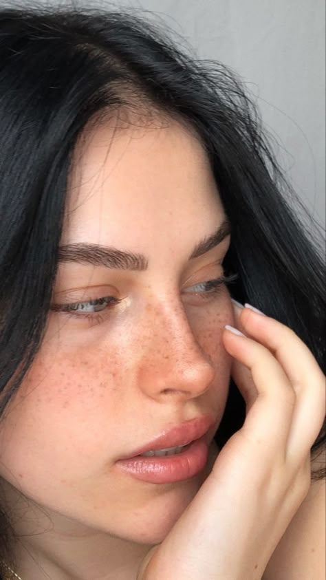 Clean Aesthetic Makeup, Tattoo Freckles, Tattooed Freckles, Clean Skin Face, Women With Freckles, Acne Patches, Pimple Patch, Beautiful Freckles, With Tattoo