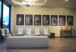 Dance Studio Waiting Room, Dance Studio Lobby Waiting Rooms, Dance Studio Office, Dance Studio Lobby, Irish Dance Photography, Dance Studio Ideas, Studio Remodel, Dance Studio Design, Dance Studio Decor