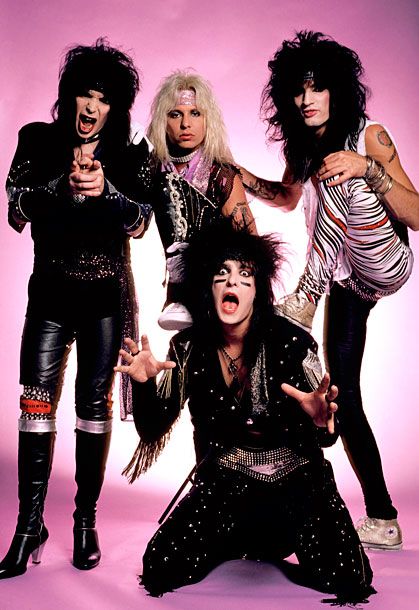 The Fug Girls Look Back at Eighties Hair-Band Style -- Vulture Eighties Hair, Shout At The Devil, Hair Metal Bands, 80s Hair Bands, Rock Hairstyles, Motley Crüe, 80s Bands, Nikki Sixx, Glam Metal