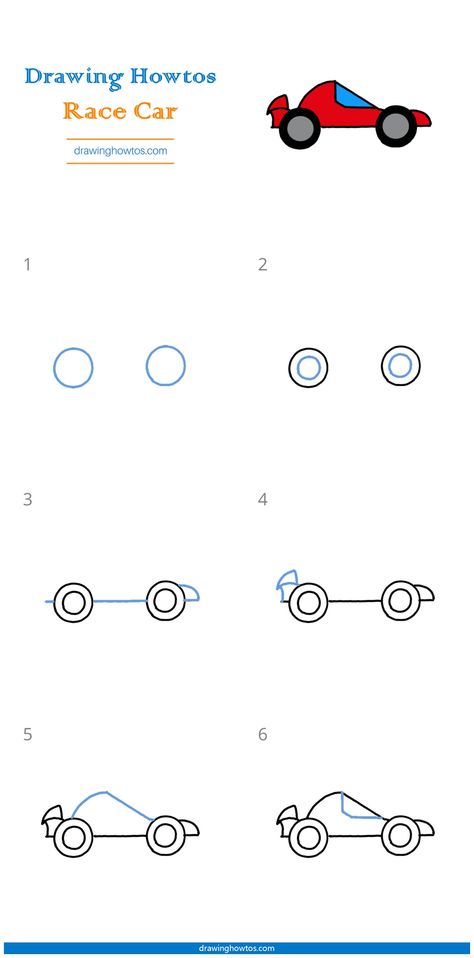 Easy Car Doodle, Simple Race Car Drawing, Race Car Doodle, How To Draw A Sports Car, Easy Car Drawing Step By Step, Easy Comic Strip Drawing, Easy Comics Strips, Cars Drawing Easy, Race Car Drawing