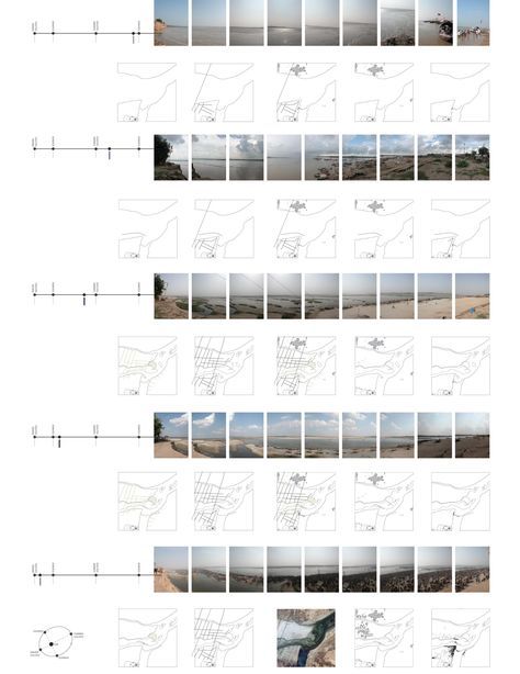 Image 2 of 6 from gallery of Kumbh Mela: A Temporary (But Not Instant) City for 2 Million. Photograph by Anthony Acciavatti Timeline Diagram, Urban Mapping, Map Diagram, Urban Concept, Urban Design Diagram, Urban Design Graphics, Kumbh Mela, 포트폴리오 레이아웃, Hotel Concept