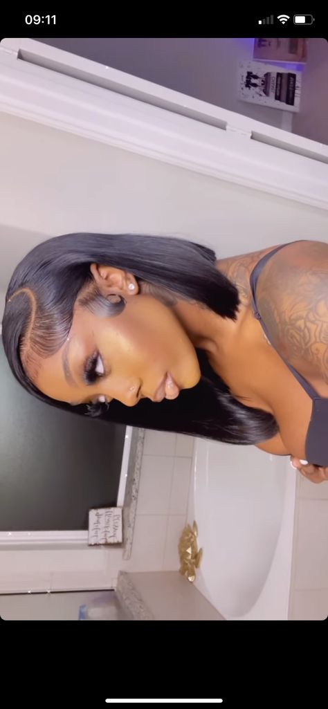 Weave Bob Hairstyles, Wig Bob, Frontal Wig Hairstyles, Birthday Hairstyles, Black Ponytail Hairstyles, Protective Hairstyles Braids, Frontal Hairstyles, Pretty Braided Hairstyles, Girls Hairstyles Braids