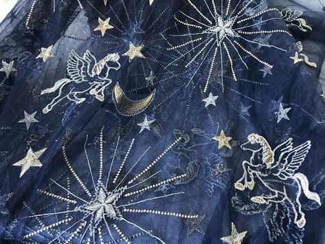 Blue Academia, Blue Lace Fabric, Ravenclaw Aesthetic, Horse Motif, Mazzy Star, Gold Aesthetic, Blue Tulle, Httyd, Tulle Fabric